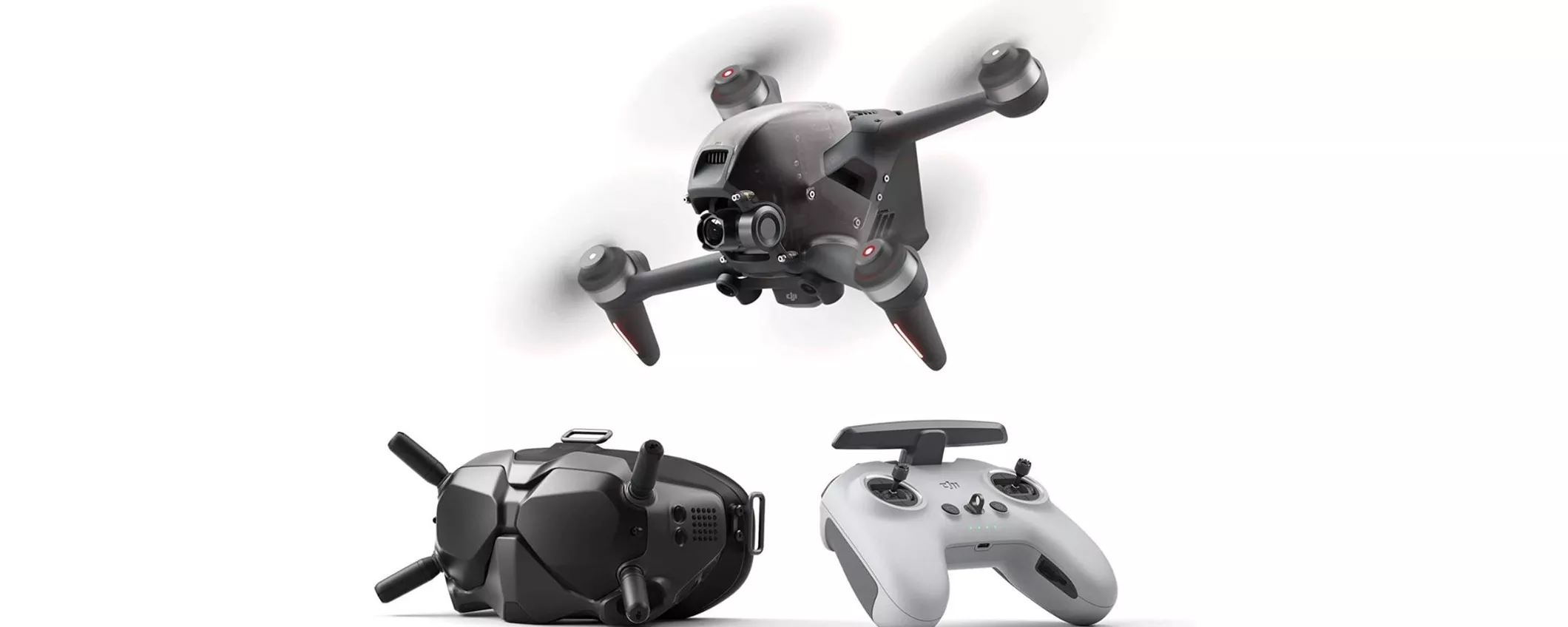 Drone DJI UAV con fotocamera 4K e occhiali FPV: 300 euro di sconto su Amazon