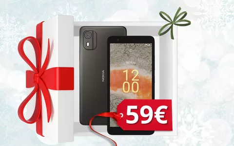 SOLO 59€ per il Nokia C02 con fotocamera e cavo incluso: approfittane per Natale!