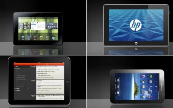 BlackBerry PlayBook e gli altri tablet che sfidano l'iPad