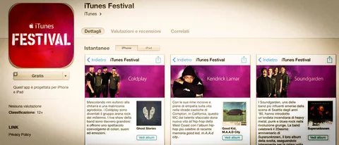 iTunes Festival SXSW: per l'app non serve iOS 7.1