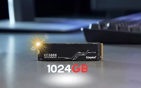 IMPERDIBILE: 1TB di SSD Kingston per il tuo PC al MINIMO STORICO