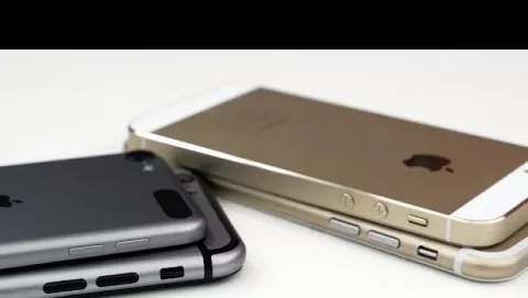 iPhone 6, mockup Oro e Grigio Siderale in foto e video-confronti