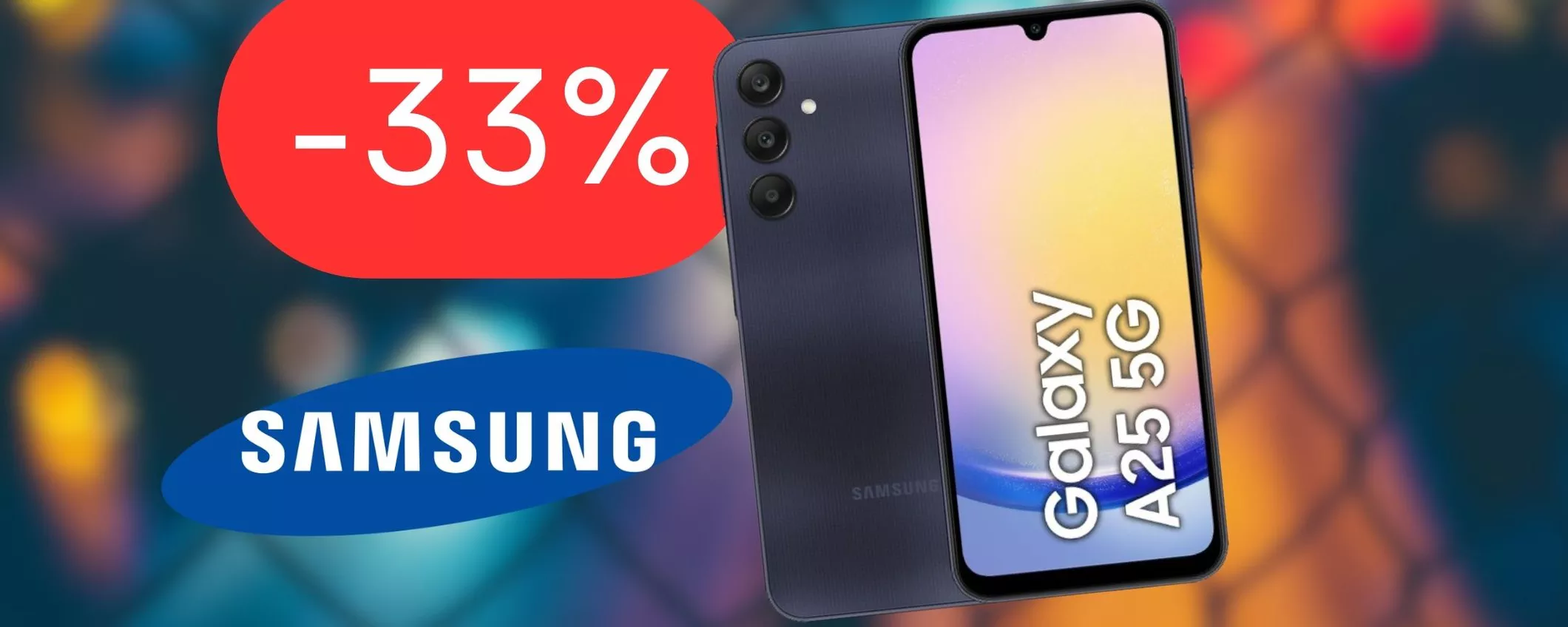 Samsung Galaxy A25 a questo prezzo è un vero BEST BUY: SCONTO OUTLET
