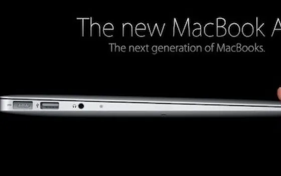 Niente Adobe Flash sui nuovi MacBook Air