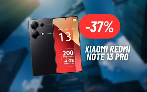 CROLLA IL PREZZO dello Xiaomi Redmi Note 13 Pro: 37% di sconto attivo