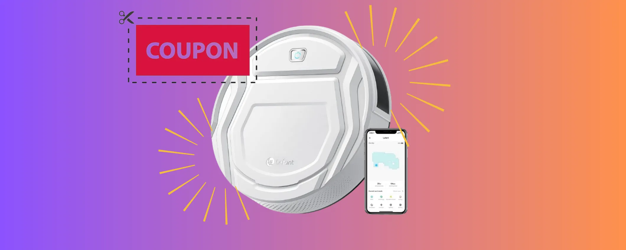 Pulizia a zero stress con il Robot Aspirapolvere Lefant a prezzo stracciato (74€)