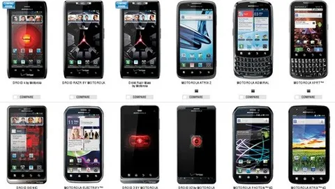 Motorola, meno dispositivi Android nel 2012