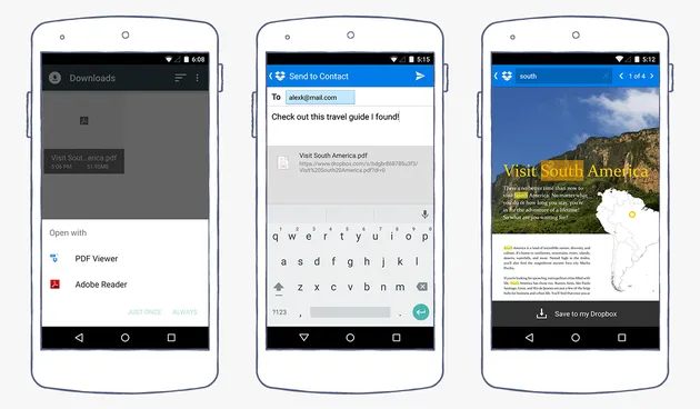 Dropbox per Android
