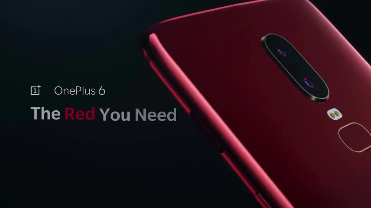 OnePlus 6 si veste di rosso: ecco l'edizione Red