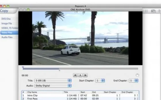 Popcorn: copiare, convertire ed estrarre spezzoni di DVD su Mac
