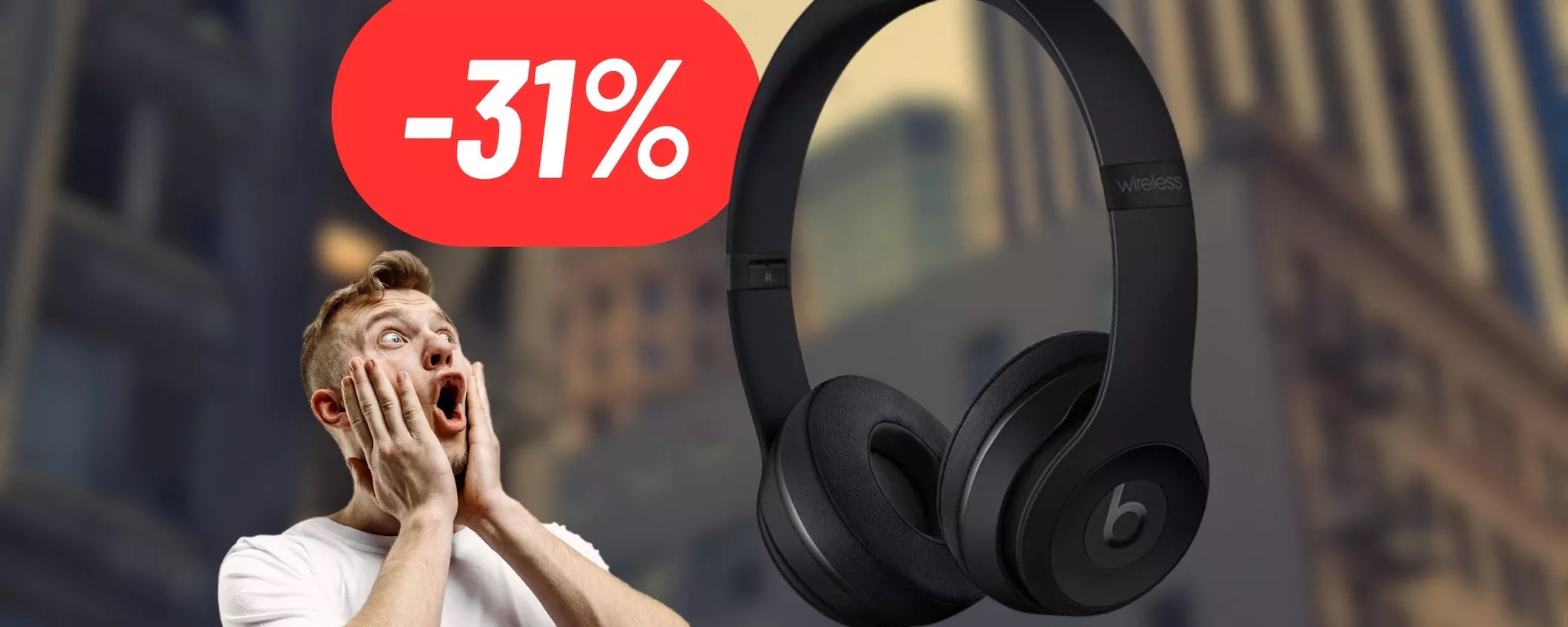 Beats Solo3: cuffie bluetooth stilosissime e scontatissime su Amazon