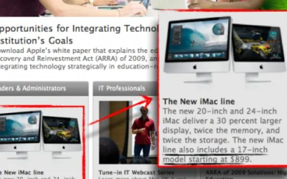 Forse il ritorno dell'iMac da 17