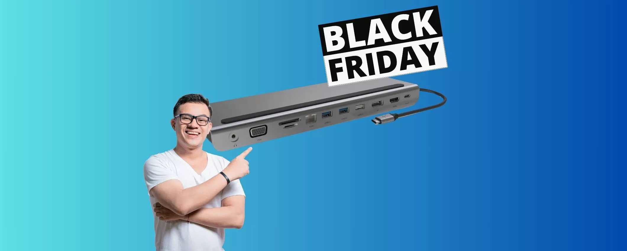 L'HUB USB-C che porta i superpoteri al tuo notebook: SCONTO!