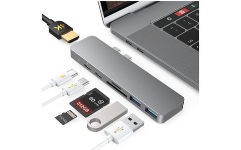 Hub USB-C 7 in 1 per MacBook Pro e Air: tutte le porte che vuoi a 22€