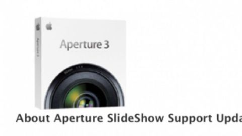 Apple rilascia Aperture SlideShow Support 1.1