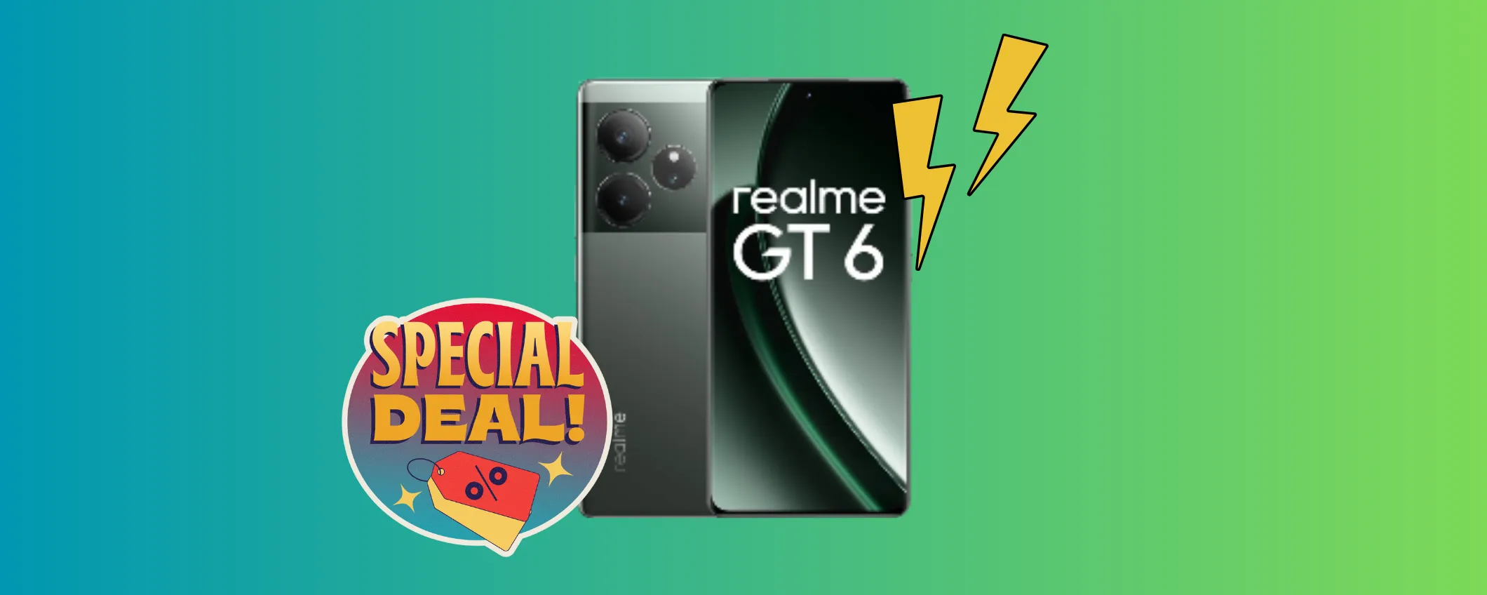 Realme GT6: lo smartphone del momento a quasi 180€ in meno