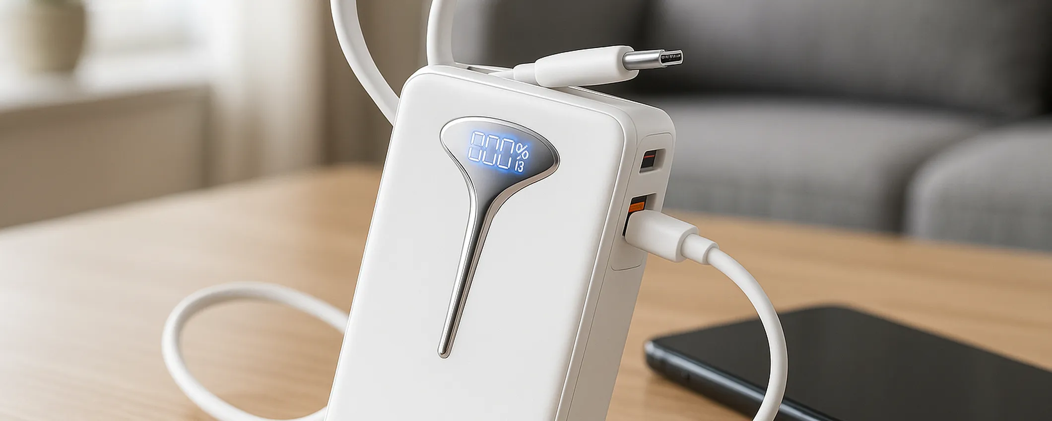 Power bank compatto da 10.000 mAh in offerta a 19,99€ su Amazon: sconto -80%