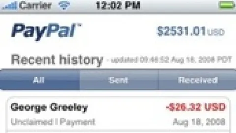 PayPal: l'applicazione ufficiale per iPhone e iPod touch
