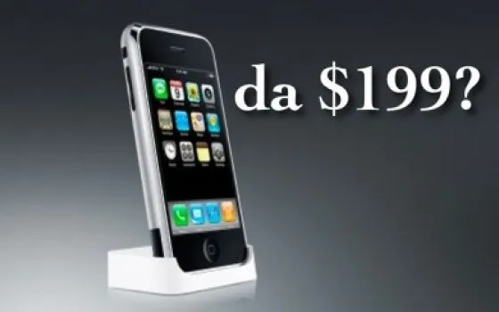 L'iPhone 3G costerà solo 199$ con AT&T?