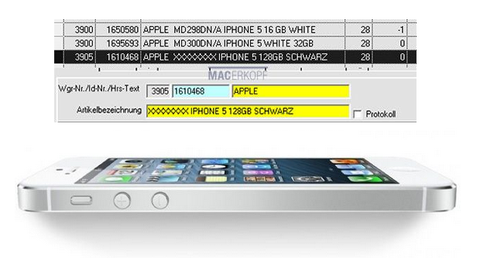 iPhone 5 da 128 GB nell'inventario di Media Markt