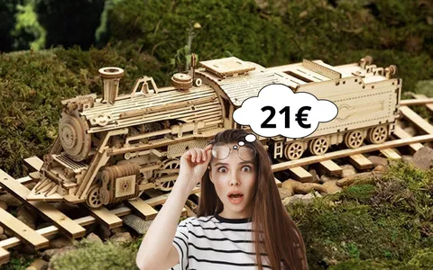 Costruisci ed esponi questo splendido trenino in Puzzle 3D: ora costa solo 21 euro!