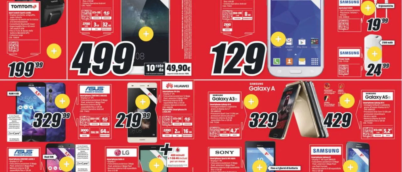 Volantino MediaWorld, tecnologia 007 per tutti