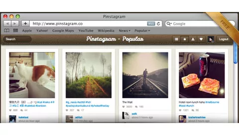 Pinstagram unisce Pinterest e Instagram