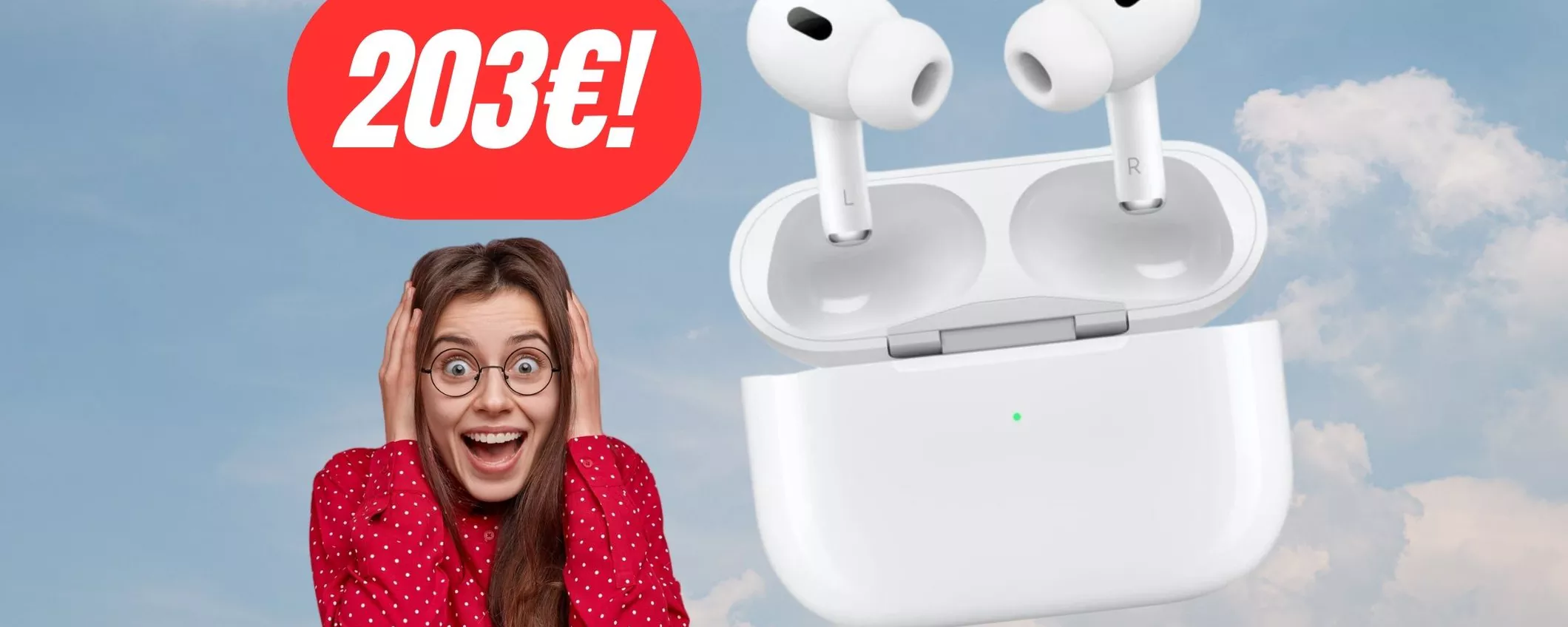 AirPods Pro di seconda gen con custodia MagSafe in MAXI PROMO (PRIME DAY)