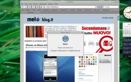 Disponibile Safari 3.0.2, Mac+PC