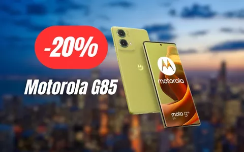 Motorola G85 a queste cifre è un assoluto best buy: risparmia il 20%