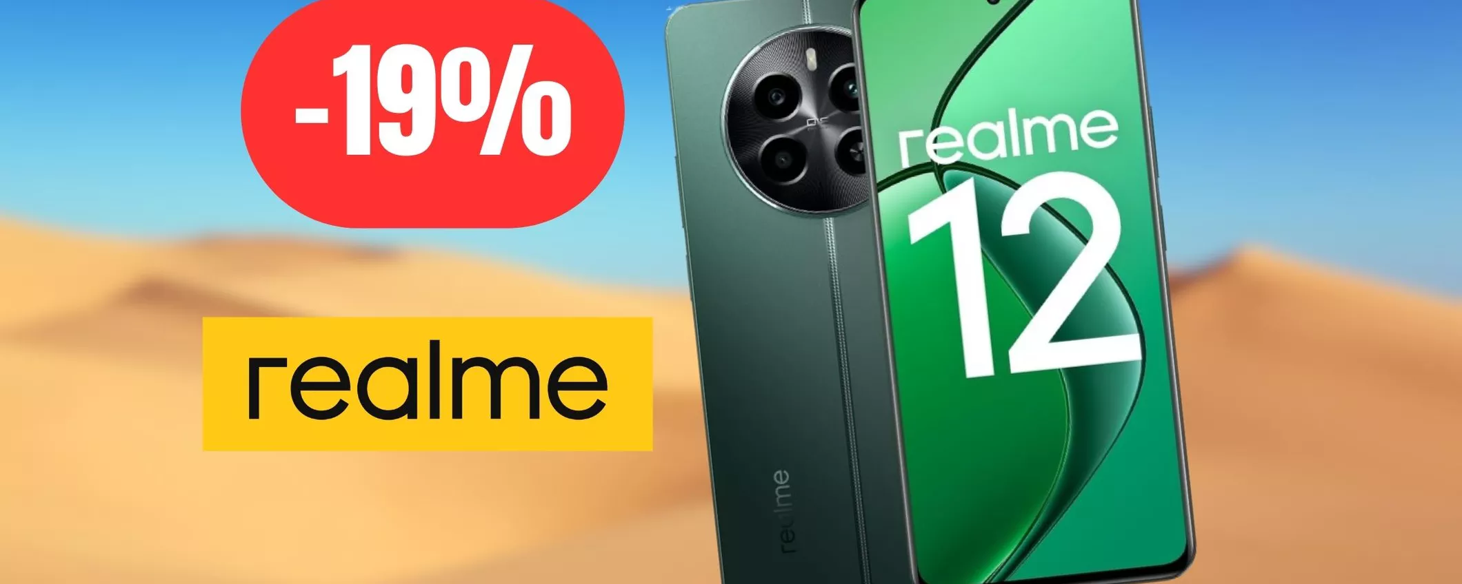 CROLLA IL PREZZO di realme 12, oggi lo paghi meno di 190€ su Amazon, BEST BUY