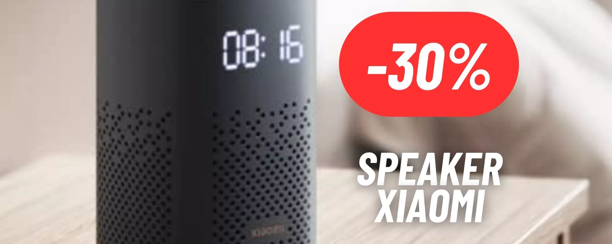 Speaker Xiaomi SCONTATISSIMO su Amazon: risparmia il 30%