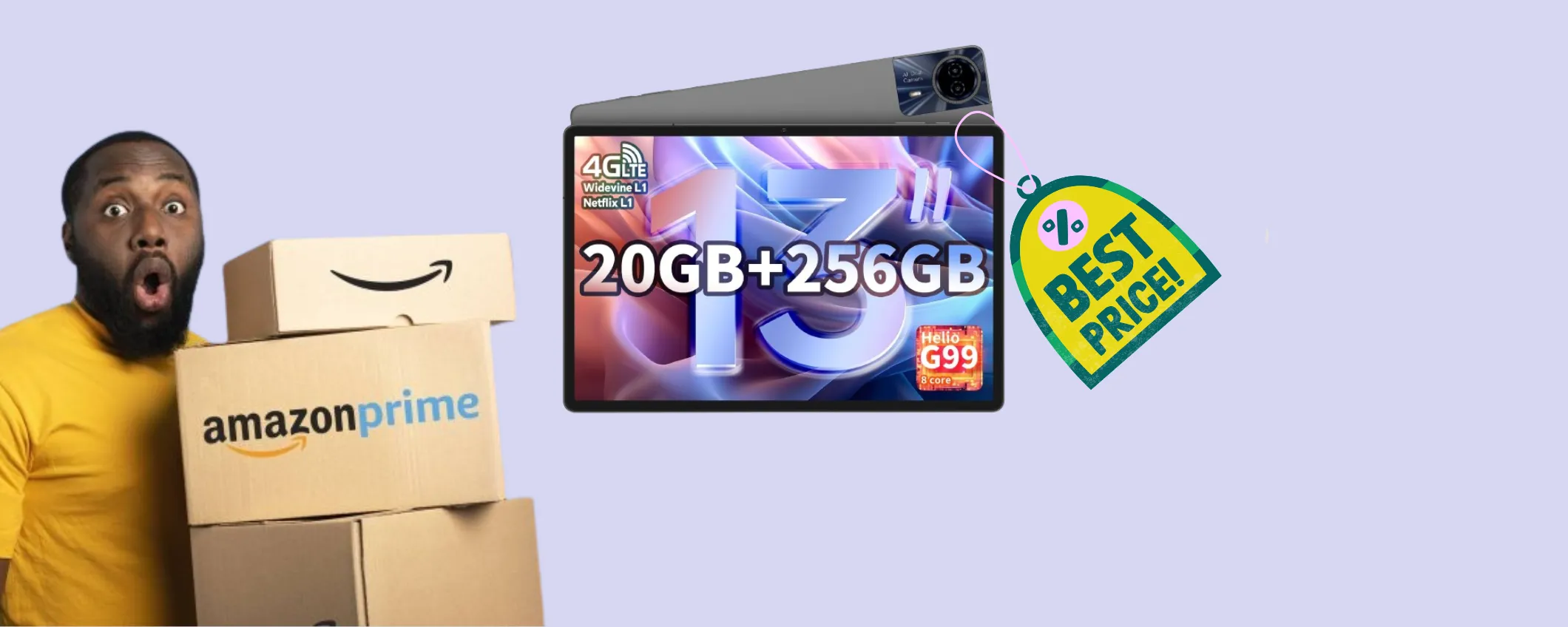Maxi coupon sconto di 110€ sul Tablet TECLAST con Android 14