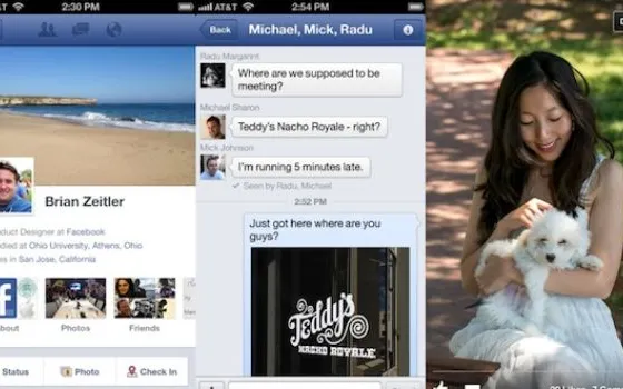 Aggiornamento Facebook per iOS, risolti i problemi