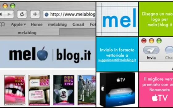 Disegna il logo di mela|blog.it e vinci Apple TV