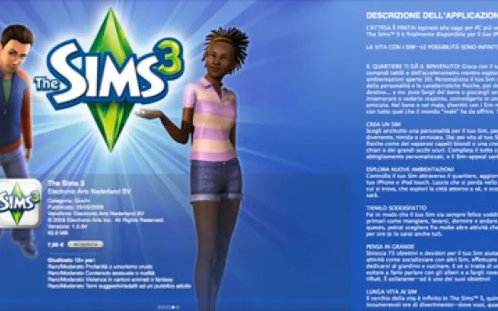 Disponibile The Sims 3 per iPhone ed iPodTouch