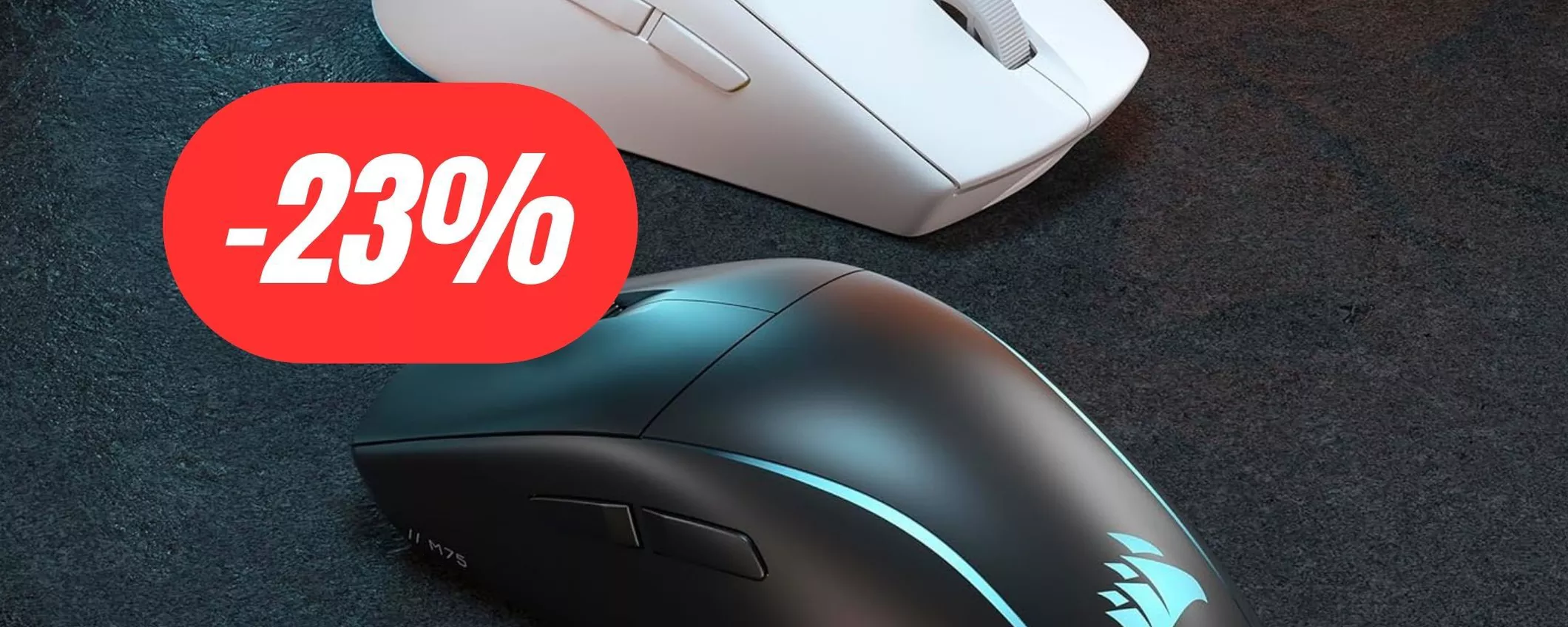 Mouse Corsair M75: offerta attivo sul mouse da gaming DEFINITIVO