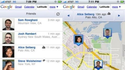 Google rilascia Latitude per iPhone come web app (Aggiornato)