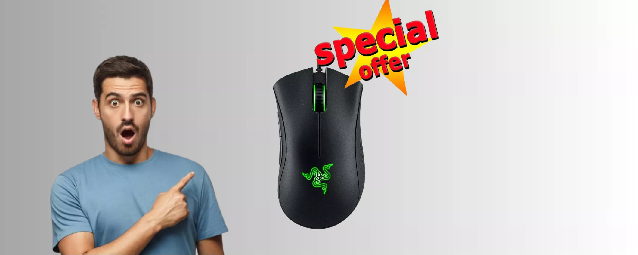 Mouse da Gioco Razer a quasi META' PREZZO: oggi lo paghi SOLO 22 EURO