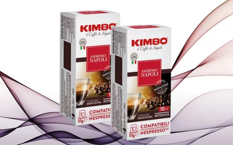 Caffè Kimbo espresso Napoli, il MIGLIORE a 0,16€ cad. (-27%)