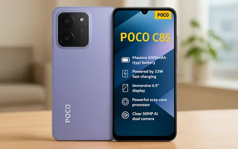 POCO C85 a meno di 110€: batteria infinita e display 120Hz, offerta da non perdere