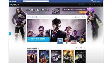 Gaikai, giochi su Facebook come su console