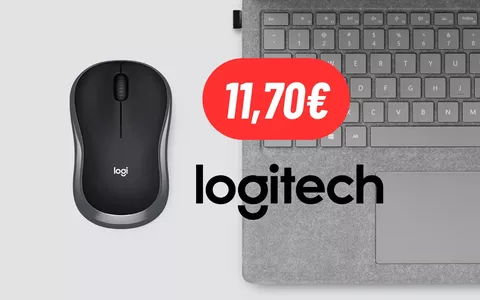 Mouse Logitech M185: piccolo, compatto e preciso, perfetto l'ufficio (-35%)