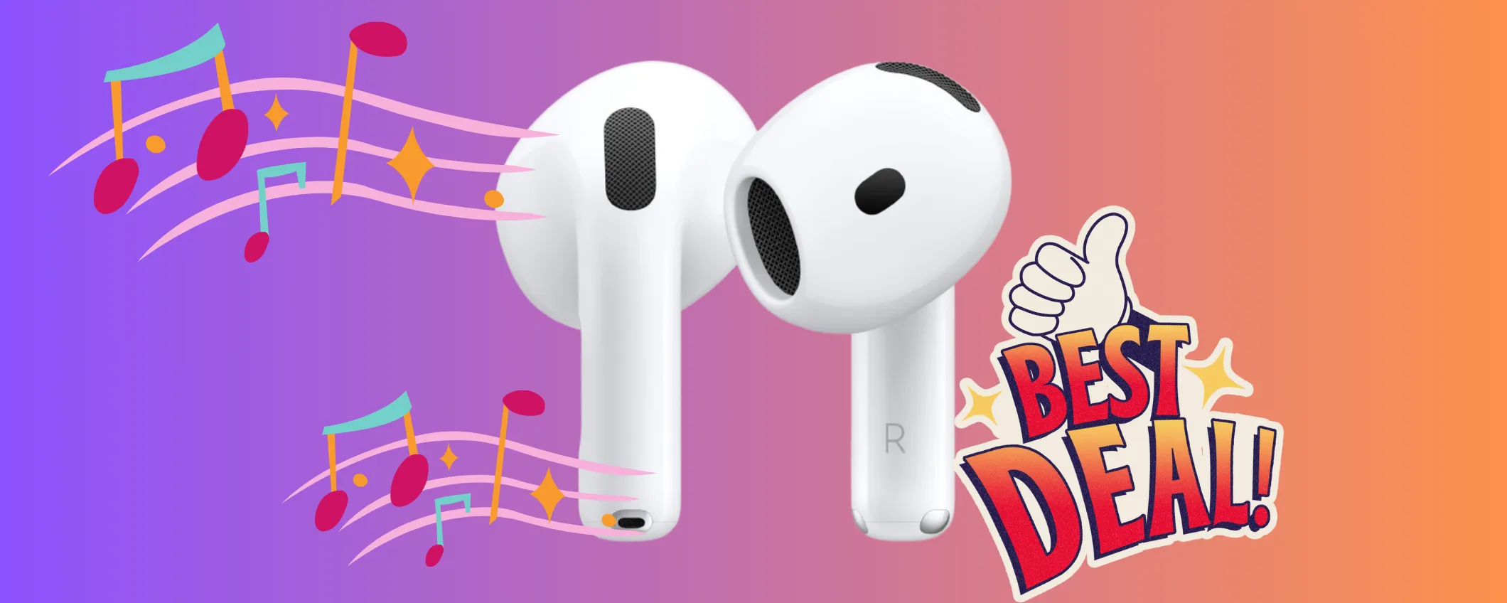 Apple AirPods 4 con audio spaziale personalizzato in offerta esclusiva